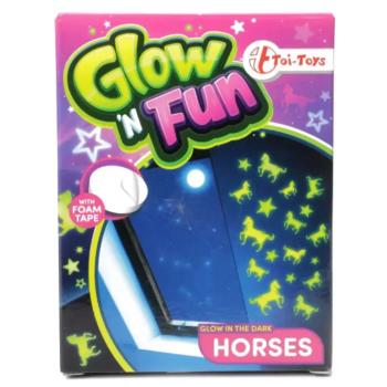 Glow'N Fun Lovas fluoreszkáló dekor matrica kép