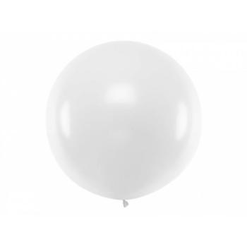 Gömb latex Jumbo lufi 1m - fehér kép