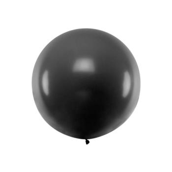 Gömb latex Jumbo lufi 1m - fekete kép