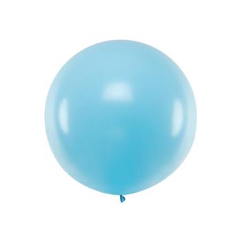 Gömb latex Jumbo lufi 1m - pasztell kék kép