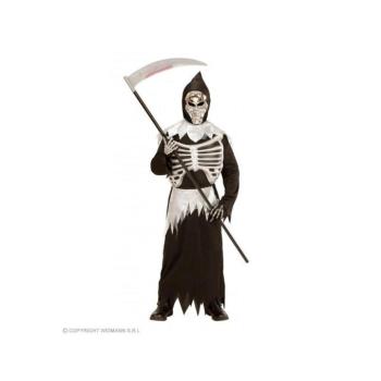 Grim Reaper csontváz-fantom fiú jelmez 158-as méretben kép