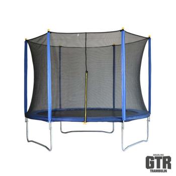 GTR PRO Blue Sky Trambulin kék, védőhálóval, 244 cm kép
