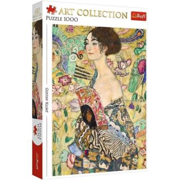 Gustav Klimt: A hölgy legyezővel 1000db-os puzzle - Trefl kép