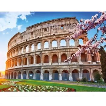 Gyémántszemes kirakó: Róma Colosseum gyémántfestő szett 30x40cm kép
