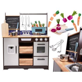 Gyerek fa MDF konyha kiegészítőkkel LOFT XXL 96cm kép