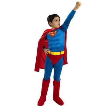 Gyerek jelmez Superman Deluxe Méret - gyermek: M: 105 - 116 cm kép