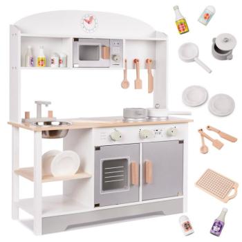 Gyerek konyha fa MDF MODERN CLASSIC kiegészítőkkel 82cm kép