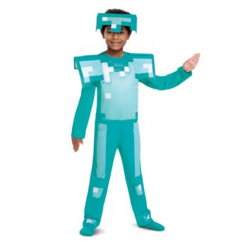 Gyerek kosztüm - Minecraft kék Méret - gyermek: M: 127 - 135 cm kép