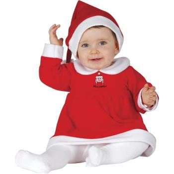 Gyermek jelmez a legkisebbeknek - Santa Claus kisasszony Méret - babáknak: 18 - 24 hónap kép
