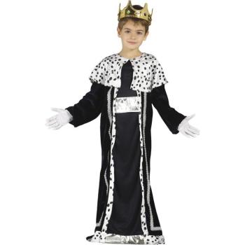Gyermek jelmez - Menyhért király - fekete Méret - gyermek: XL: 143-151 cm kép