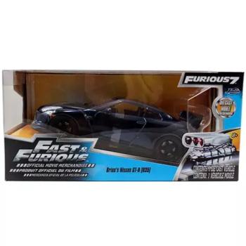 Halálos iramban: Brian's Nissan GT-R (R35) autómodell 1/24 - Simba Toys kép