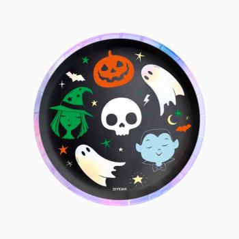Halloween papírtányérok - Trick or Treat 23 cm, 6 db kép
