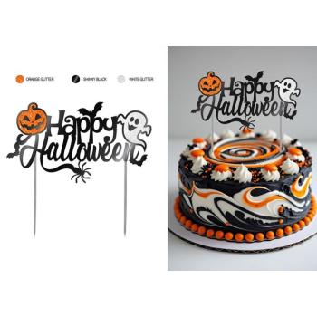 Happy Halloween tortadísz 16x24 cm kép