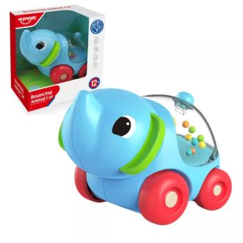 Happy World: Gurulós csörgő elefánt 11cm kép