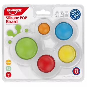 Happy World: Pop it! Nyugtató hernyó pajti készségfejlesztő bébijáték kép