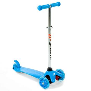 Háromkerekű LED-es roller - kék
