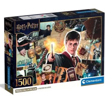 Harry Potter - A varázsvilág relikviái 1500db-os compact puzzle - Clementoni kép