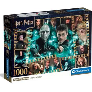 Harry Potter - A varázsvilág sorsa 1000 db-os puzzle poszterrel - Clementoni kép