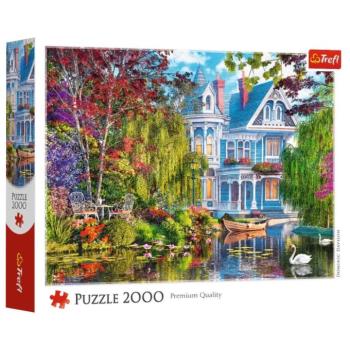 Házikó a tóparton Premium Quality 2000 db-os puzzle – Trefl kép