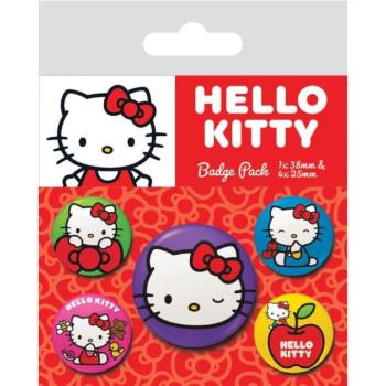 HELLO KITTY (COLOURFUL POSES) kitűző kép