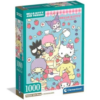 Hello Kitty és barátai Édes finomságok 1000 db-os puzzle – Clementoni kép