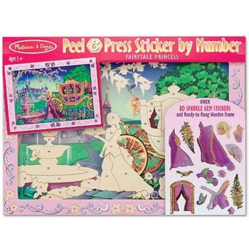 Hercegnő matricás képkészítő - Melissa & Doug kép