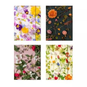 Herlitz: Flower gumis mappa, A4 - többféle kép