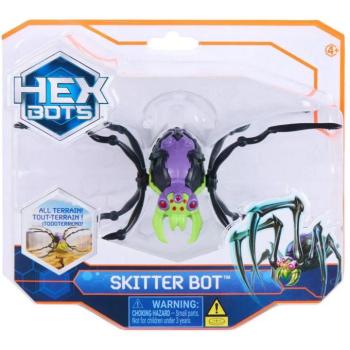 Hex Bots: Skitter Bot interaktív robotpók – zöld-lila - Spin Master kép