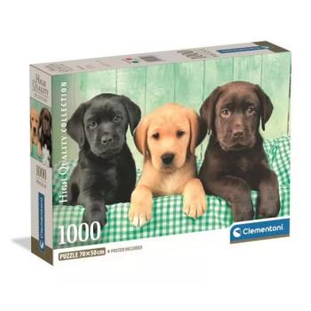 High Quality Collection: Három kis labrador puzzle - 1000 darabos kép