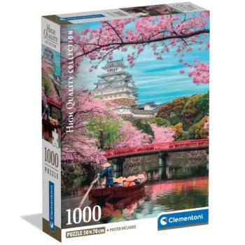 Himeji kastély tavasszal 1000db-os HQC puzzle - Clementoni kép