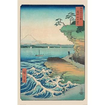 Hiroshige (SEASHORE AT HODA) maxi poszter kép