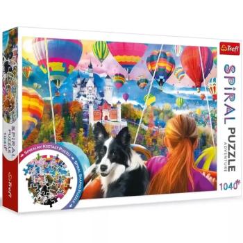 Hőlégballon fesztivál 1040db-os spirál puzzle - Trefl