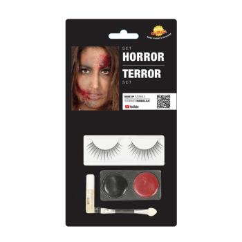 Horror Sminkkészlet fekete/piros kép