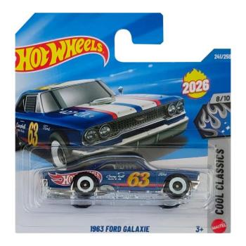 Hot Wheels: 1963 Ford Galaxie kisautó 1/64 - Mattel