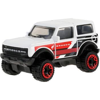 Hot Wheels: '21 Ford Bronco fehér kisautó 1/64 - Mattel kép