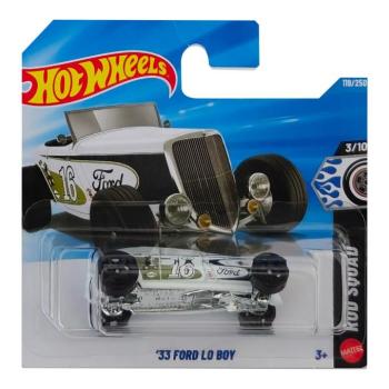 Hot Wheels: '33 Ford Lo Boy fehér kisautó 1/64 - Mattel kép