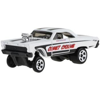 Hot Wheels: '65 Mercury Comet Cyclone fehér kisautó 1/64 - Mattel kép