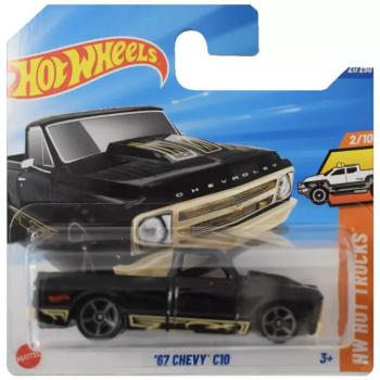 Hot Wheels: ’67 Chevy C10 fekete kisautó 1/64 - Mattel kép