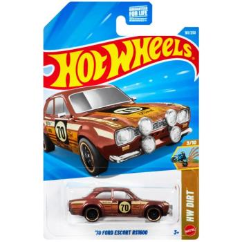 Hot Wheels: '70 Ford Escort RS 1600 kisautó 1/64 - Mattel kép