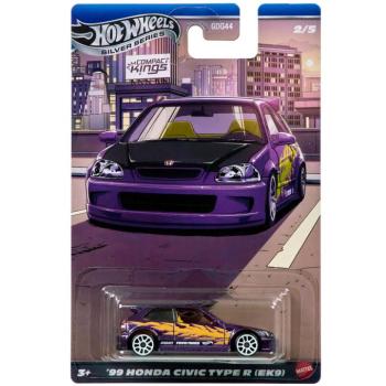 Hot Wheels: ’99 Honda Civic Type R (EK9) klasszikus kisautó 1/64 - Mattel kép