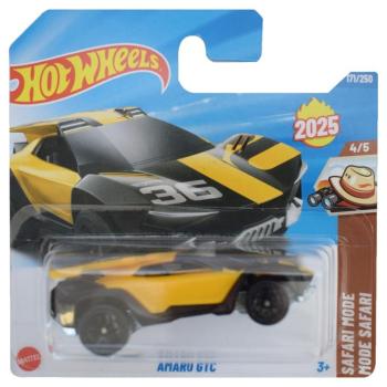 Hot Wheels: Amaru GTC sárga kisautó 1/64 - Mattel kép