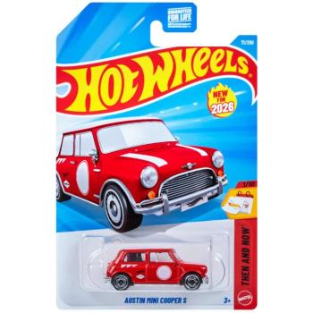 Hot Wheels: Austin Mini Cooper S kisautó 1/64 - Mattel kép