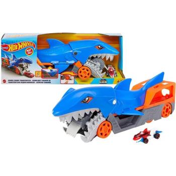 Hot Wheels: Autófaló cápa játékszett kisautóval - Mattel kép