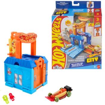 Hot Wheels: City Dine & Go autós étterem alap pályaszett – Mattel kép