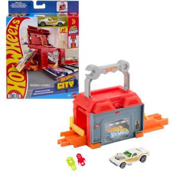 Hot Wheels: City Repair & Go autószerelő műhely alap pályaszett – Mattel kép