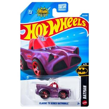 Hot Wheels: Classic TV Series Batmobile lila kisautó 1/64 - Mattel kép
