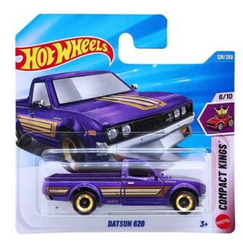 Hot Wheels: Datsun 620 lila kisautó 1/64 - Mattel kép