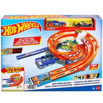 Hot Wheels: Duplasávos versenypálya 2db versenyautóval - Mattel kép
