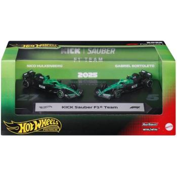 Hot Wheels F1 Kisautó 2-es Csomag - Sauber: Hulkenberg + Bortoleto - Mattel kép
