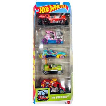 Hot Wheels: Fun Park 5 db-os kisautó szett 1/64 – Mattel kép